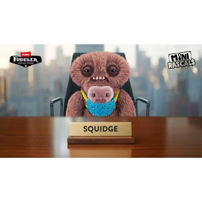 Fuggler Squidge Brown Long Pile Mini Rascals