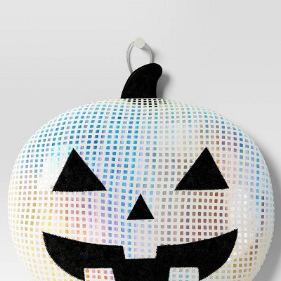 Hanging Disco Pumpkin Figurine - Hyde and EEK! Boutique Silver