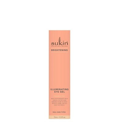 Sukin Brightening Illuminating Eye Gel - 0.5 fl oz