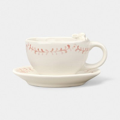 5.63 fl oz Easter Bunny Tea Cup with Saucer - Threshold
