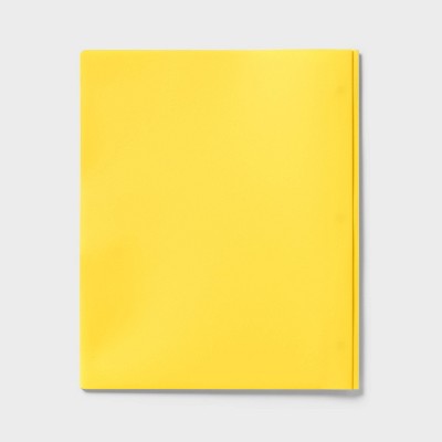 12pk Plastic Filing Portfolio with Prongs Multicolored - up&up: Resume Holder, Internal Pockets, 50 Sheet Capacity