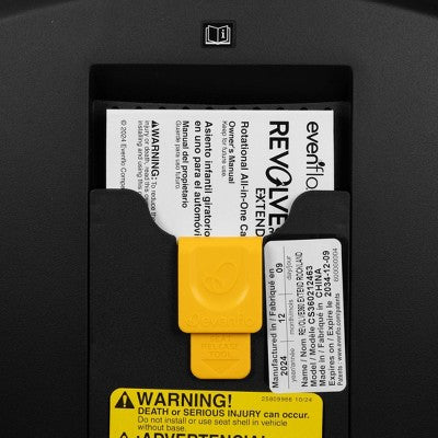 Evenflo Revolve 360 Extend All-in-One Rotating Convertible Car Seat - Revere Gray (LOCAL PICKUP ONLY)