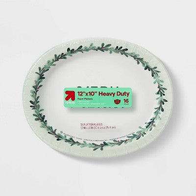 Holiday Disposable Platter - Very Merry - 16ct - up&up