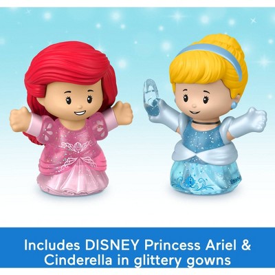 Fisher-Price Little People DISNEY Princess Shimmer & Glow Dress Shop Toddler Playset & 2 Figures
