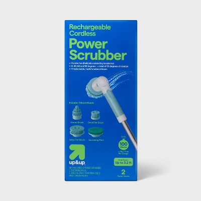 Power Scrubber with Attachments Handheld Plus Extended Handle - up&up (LOCAL PICKUP ONLY)