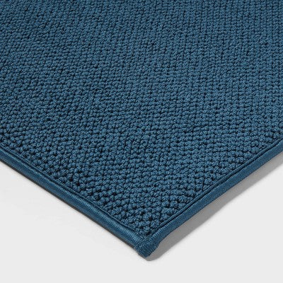20"x34" Performance Plus Cotton Memory Foam Bath Rug Teal - Threshold
