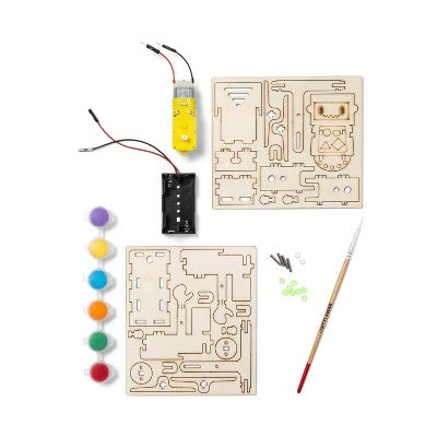 Create-Your-Own Wood Walking Robot Kit - Mondo Llama