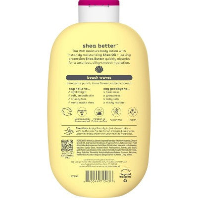 eos Shea Better 24H Moisture Body Lotion - Beach Waves - 16 fl oz