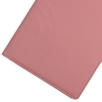 Altitude Padfolio8.5"x10.5" Vegan Leather Mauve Pink Debossed Arch