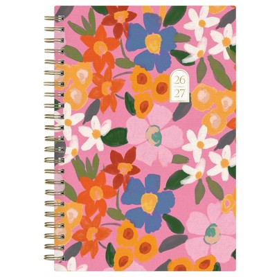 Rhi James for Blue Sky Weekly/Monthly Planner 15 Month Wirebound 5"x8" Textured Paper Hardcover - Ava Floral