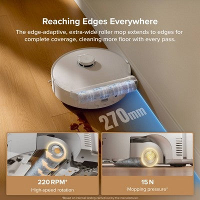 Roborock Qrevo Curv 2 Flow Robot Vacuum and Mop with Real Time Self Cleaning Roller Mop and 20000Pa (LOCAL PICKUP ONLY)