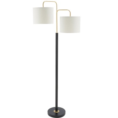 Geordi 64" Floor Lamp - FLL7002 - Black/Gold - Safavieh (LOCAL PICKUP ONLY)