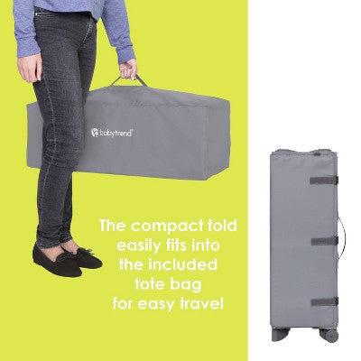 Baby Trend Play Suite 3-in-1 Quick-Fold Playard with Baby Gym - Quartz Stone (LOCAL PICKUP ONLY)