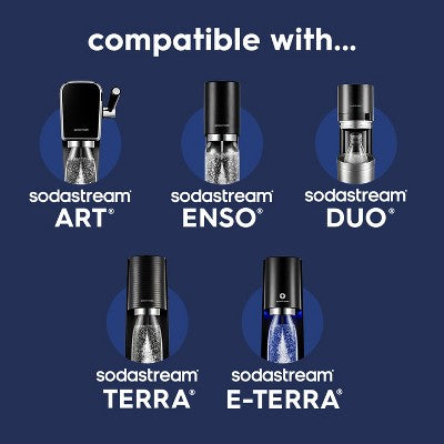 SodaStream 30.4 fl oz Fizz & Go Insulated Stainless Steel Carbonating Bottle Blueberry