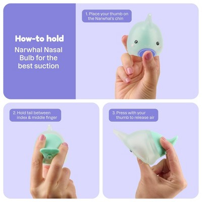 Playhouse MD Light-Up Nasal Bulb - Narwhal