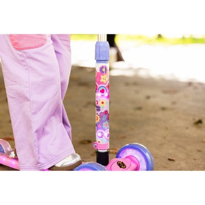 Huffy Disney Princess 3-Wheel Scooter with LED Lights - Pink/Purple