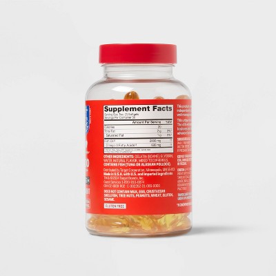 MSC Fish Oil Softgels - 1000mg - 100ct - up&up