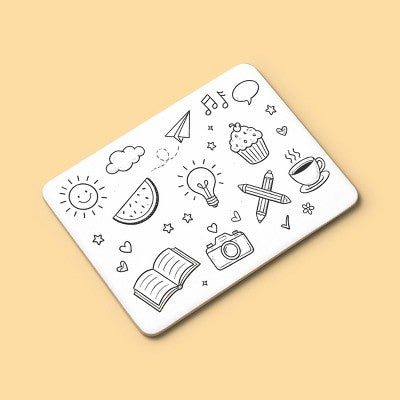 4ct 9"x12" Dry Erase Board White - up&up