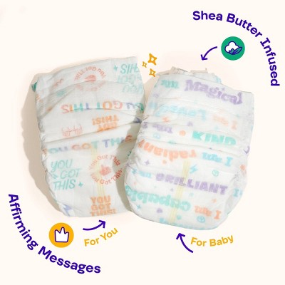 Happy Hues Cuddlers Disposable Diapers Trial Pack - 14ct - Size 2