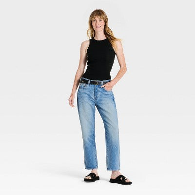 Women's Iconic Crew Tank Top - Universal Thread Black L