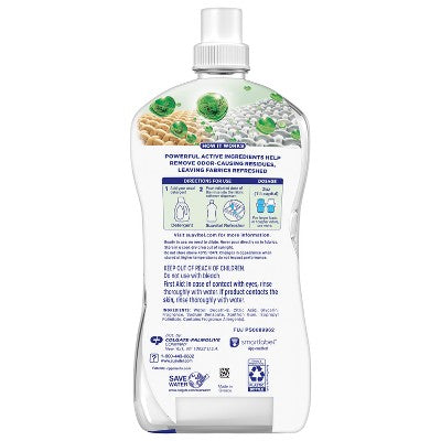 Suavitel Refresher Fabric Rinse, 4X Odor Action, Floral Fresh Scent - 25.5 fl oz: Paraben-Free, Bleach-Free, Phosphate-Free, Liquid Laundry Additive