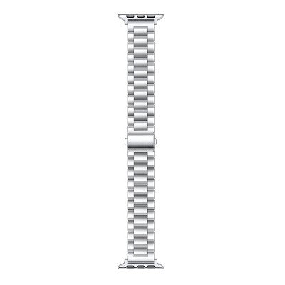 Posh Tech Maxwell Stainless Steel Smart Watch Band, Universal Fit for Apple Watch, Samsung Galaxy, Garmin 20mm - Silver