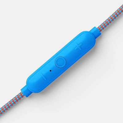Wired Earbuds - heyday Bright Blue: Built-In Microphone, In-Ear Design