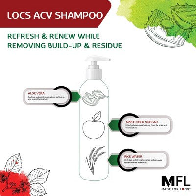 Made For Locs Vegan Apple Cider Vinegar Shampoo - 8.8 fl oz