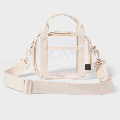 Clear Waist Bag - All In Motion - Cream