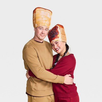2pc Adult Peanut Butter and Jam Costume Hats Kit - Hyde and EEK! Boutique