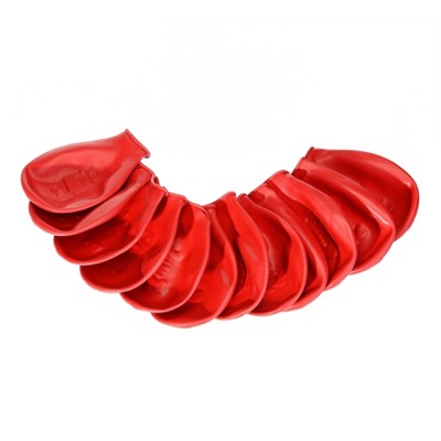 Pawz 12pc Rubber Dog Boots - Red S: Pullover Style, Textile Material, Small Size, Pet Footwear