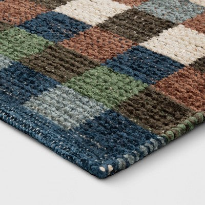 2'x3' Checkered Accent Rug - Threshold (LOCAL PICKUP ONLY)