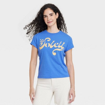 Women's Short Sleeve Pullover Graphic T-Shirt M