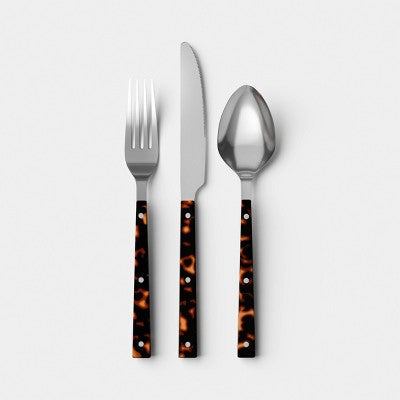 3pc Tortoise Flatware Set - Threshold