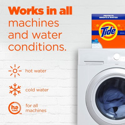 Tide Turbo High Efficiency Powder Laundry Detergent Original - 75 Loads/85oz