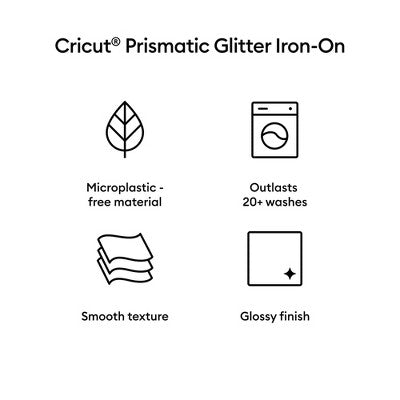 Cricut Joy Xtra 9.5"x12" Smart Iron-on Nebula Sampler: Multicolored Craft Cutting Materials, PET, 3 Pack