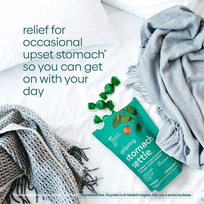 UpSpring Stomach Settle Nausea Relief Naturally Sweet Drops - Mint - 28 Drops