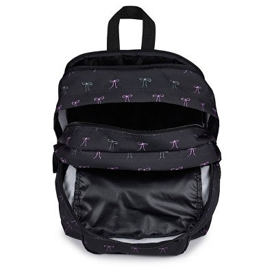 JanSport Big Student Bad Bow 17" Backpack - Black Bows