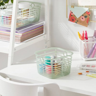 Aria Jelly Decorative Basket XS Green - Brightroom