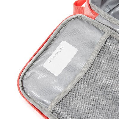 Fulton Bag Co. Upright Lunch Bag - Coral Crush: Polyester Zippered Sacks for All Ages