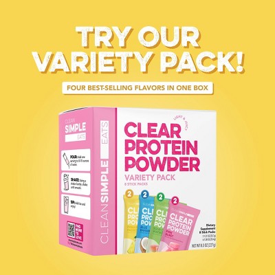 Clean Simple Eats Clear Protein Powder Pineapple Passion - 1.00oz/1 Stick