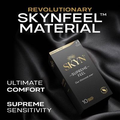 SKYN Supreme Non-Latex Lubricated Condoms - 10ct EXP 12/31/2027