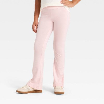 Girls' Flare Leggings - Cat & Jack Pink S