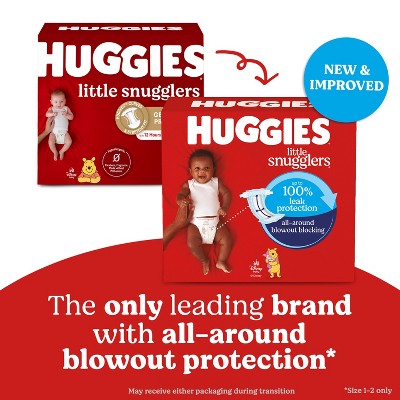Huggies Little Snugglers Disposable Diapers - Size 1 - 198ct