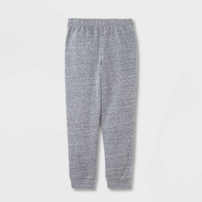 Boys' Fleece Jogger Sweatpants Charcoal Gray XS
