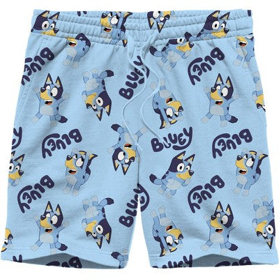 Men's Bluey Pajama Shorts - Blue S
