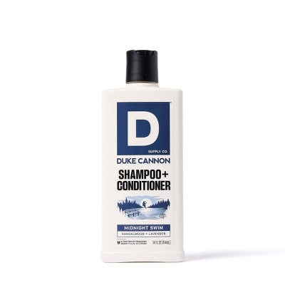 Duke Cannon Supply Co. 2-in-1 Shampoo and Conditioner - Midnight Swim - 14oz