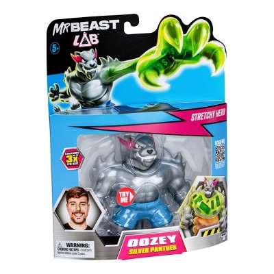 MrBeast Lab Stretchy Hero Silver Panther