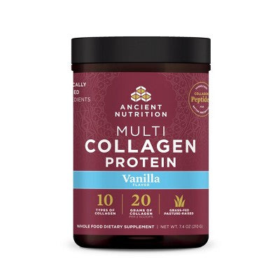 Ancient Nutrition Multi Collagen Protein Powder - Vanilla - 20 Servings