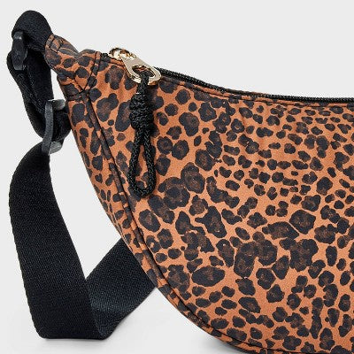 Essential Crescent Sling Crossbody Bag - Universal Thread Leopard